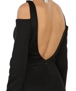 Formal Gowns May Queen - MQ1544 Long Sleeve Bateau Sheath Prom Dress 11 Formal Gowns May Queen - MQ1544 Long Sleeve Bateau Sheath Prom Dress