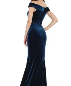 May Queen - MQ1592 Off-Shoulder Fitted Mermaid Evening Dress Formal Gowns 15 May Queen - MQ1592 Off-Shoulder Fitted Mermaid Evening Dress Formal Gowns