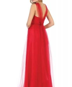 May Queen - MQ1728 Illusion Sweetheart A-Line Dress Formal Gowns 7 May Queen - MQ1728 Illusion Sweetheart A-Line Dress Formal Gowns