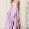 May Queen - MQ1846 Strapless Sweetheart Neck Prom Dress - 1 Pc Lilac In Size 10 Available Formal Gowns