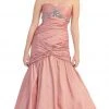 May Queen - MQ761 Strapless Sweetheart Twisted Trumpet Prom Gown Formal Gowns
