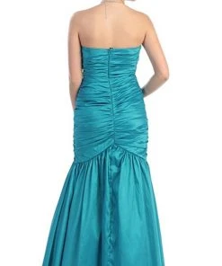 May Queen - MQ761 Strapless Sweetheart Twisted Trumpet Prom Gown Formal Gowns 11 May Queen - MQ761 Strapless Sweetheart Twisted Trumpet Prom Gown Formal Gowns