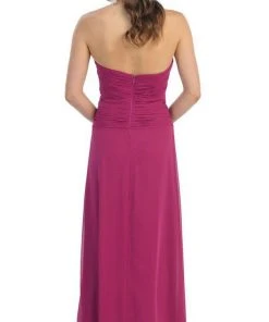 Formal Gowns May Queen - MQ838 Strapless Sweetheart Formal Gown With Quarter Sleeve Bolero