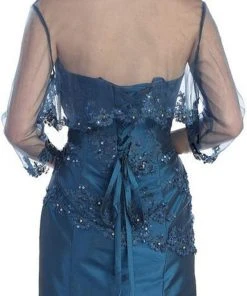 May Queen - MQ861 Formal Floral Beaded Sweetheart Dress Formal Gowns 13 May Queen - MQ861 Formal Floral Beaded Sweetheart Dress Formal Gowns