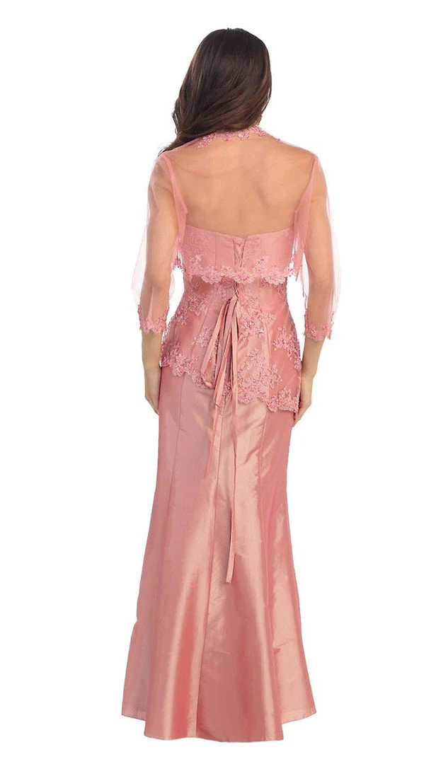 May Queen - MQ861 Formal Floral Beaded Sweetheart Dress Formal Gowns 8 May Queen - MQ861 Formal Floral Beaded Sweetheart Dress Formal Gowns