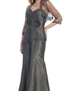 May Queen - MQ861 Formal Floral Beaded Sweetheart Dress Formal Gowns 16 May Queen - MQ861 Formal Floral Beaded Sweetheart Dress Formal Gowns