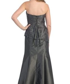 May Queen - MQ861 Formal Floral Beaded Sweetheart Dress Formal Gowns 17 May Queen - MQ861 Formal Floral Beaded Sweetheart Dress Formal Gowns