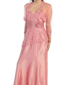 May Queen - MQ861 Formal Floral Beaded Sweetheart Dress Formal Gowns 14 May Queen - MQ861 Formal Floral Beaded Sweetheart Dress Formal Gowns