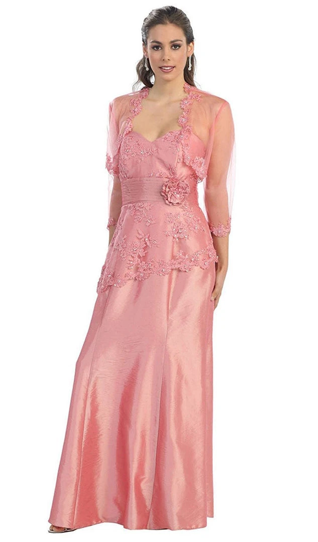 May Queen - MQ861 Formal Floral Beaded Sweetheart Dress Formal Gowns 7 May Queen - MQ861 Formal Floral Beaded Sweetheart Dress Formal Gowns