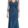 May Queen - MQ861 Formal Floral Beaded Sweetheart Dress Formal Gowns