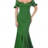 Formal Gowns May Queen - Pleated Sweetheart Mermaid Evening Dress