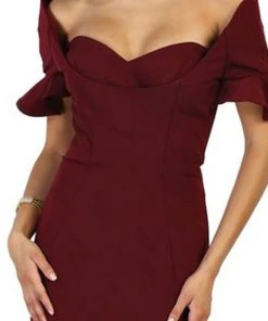 Formal Gowns May Queen - Pleated Sweetheart Mermaid Evening Dress