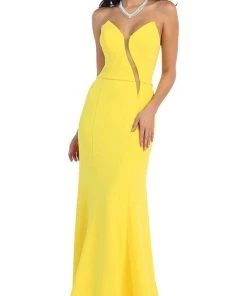 May Queen - RQ-7360 Strapless Sweetheart Trumpet Evening Dress 10 May Queen - RQ-7360 Strapless Sweetheart Trumpet Evening Dress