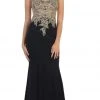 May Queen - RQ-7440 Embellished Queen Anne Sheath Evening Dress Formal Gowns 2 May Queen - RQ-7440 Embellished Queen Anne Sheath Evening Dress Formal Gowns
