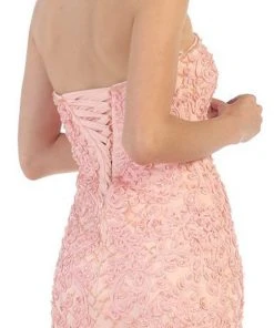 Formal Gowns May Queen - RQ-7445 Embroidered Sweetheart Mermaid Evening Dress