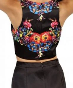 Formal Gowns May Queen - RQ-7503 Two Piece Floral Print Evening Gown 9 Formal Gowns May Queen - RQ-7503 Two Piece Floral Print Evening Gown