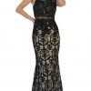 May Queen - RQ7460 Sleeveless Embellished Lace Sheath Evening Gown 2 May Queen - RQ7460 Sleeveless Embellished Lace Sheath Evening Gown