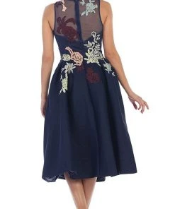 May Queen - RQ7473 Embroidered Magic Floral Cocktail Dress 13 May Queen - RQ7473 Embroidered Magic Floral Cocktail Dress