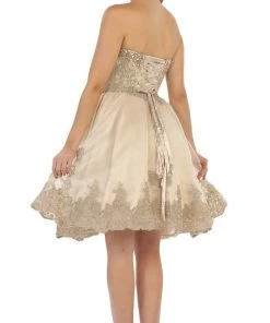 Cocktail Dresses May Queen - RQ7476 Sparkling Embroidered Sweetheart Cocktail Dress 10 Cocktail Dresses May Queen - RQ7476 Sparkling Embroidered Sweetheart Cocktail Dress