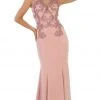May Queen - RQ7534 Beaded Queen Anne Mermaid Gown Formal Gowns
