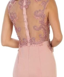 May Queen - RQ7534 Beaded Queen Anne Mermaid Gown Formal Gowns 11 May Queen - RQ7534 Beaded Queen Anne Mermaid Gown Formal Gowns