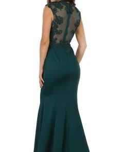 May Queen - RQ7534 Beaded Queen Anne Mermaid Gown Formal Gowns 13 May Queen - RQ7534 Beaded Queen Anne Mermaid Gown Formal Gowns