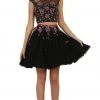 May Queen - RQ7559 Multicolored Embellished Two Piece A-line Dress