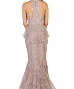 May Queen - RQ7608 Applique Deep Halter V-neck Mermaid Dress 13 May Queen - RQ7608 Applique Deep Halter V-neck Mermaid Dress