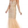 Formal Gowns May Queen - RQ7682 Embellished Deep Sweetheart Mermaid Dress 1 Formal Gowns May Queen - RQ7682 Embellished Deep Sweetheart Mermaid Dress