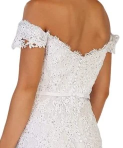 Formal Gowns May Queen - RQ7691 Embellished Off-Shoulder Trumpet Dress 9 Formal Gowns May Queen - RQ7691 Embellished Off-Shoulder Trumpet Dress