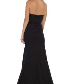 May Queen - RQ7703 Strapless Sweetheart Trumpet Evening Dress