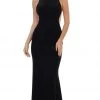Formal Gowns May Queen - RQ7709 Plunging Scoop Back Velvet Gown 2 Formal Gowns May Queen - RQ7709 Plunging Scoop Back Velvet Gown