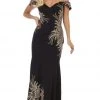 May Queen - RQ7712 Embellished Off-Shoulder Trumpet Dress 1 May Queen - RQ7712 Embellished Off-Shoulder Trumpet Dress