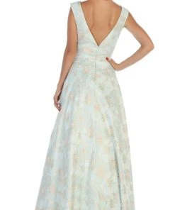 Formal Gowns May Queen - RQ7714 V-Neck A-Line Evening Dress 15 Formal Gowns May Queen - RQ7714 V-Neck A-Line Evening Dress