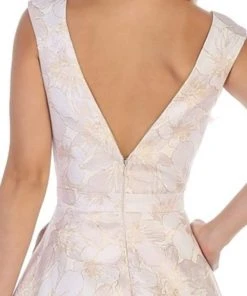 Formal Gowns May Queen - RQ7714 V-Neck A-Line Evening Dress 13 Formal Gowns May Queen - RQ7714 V-Neck A-Line Evening Dress