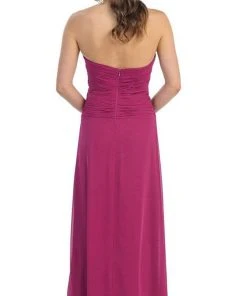 May Queen - Ruched Evening Gown With Quarter Length Jacket Formal Gowns