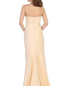 May Queen - Ruched Sweetheart Draping High Slit Dress MQ1718 - 1 Pc Mauve In Size 6 Available Formal Gowns 10 May Queen - Ruched Sweetheart Draping High Slit Dress MQ1718 - 1 Pc Mauve In Size 6 Available Formal Gowns