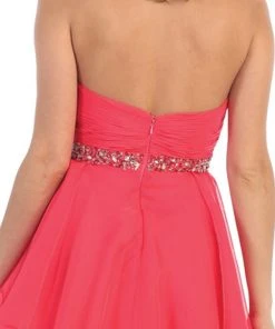 May Queen - Sassy Strapless Sequined Cocktail Dress Cocktail Dresses 17 May Queen - Sassy Strapless Sequined Cocktail Dress Cocktail Dresses