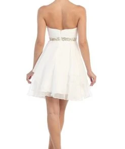 May Queen - Sassy Strapless Sequined Cocktail Dress Cocktail Dresses 19 May Queen - Sassy Strapless Sequined Cocktail Dress Cocktail Dresses