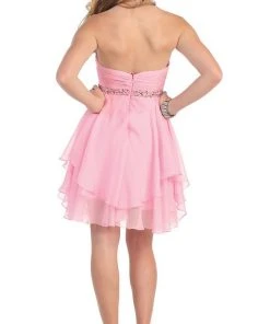 May Queen - Sassy Strapless Sequined Cocktail Dress Cocktail Dresses 21 May Queen - Sassy Strapless Sequined Cocktail Dress Cocktail Dresses