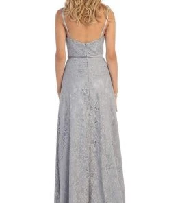 May Queen - Sleeveless Floral Evening Dress