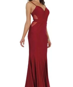 Formal Gowns May Queen - Sleeveless Sweetheart Sheath Evening Dress