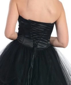 Cocktail Dresses May Queen - Strapless Sweetheart Corset Cocktail Dress MQ 873