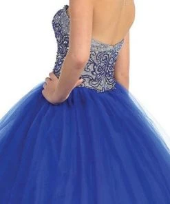 May Queen - Strapless Sweetheart Sequined Formal Ballgown 14 May Queen - Strapless Sweetheart Sequined Formal Ballgown