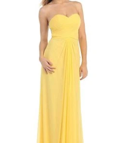 May Queen - Strappy Pleated Evening Dress