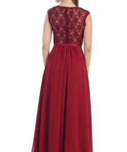 May Queen - Stunning Embellished Sweetheart Neck Chiffon A-Line Evening Dress