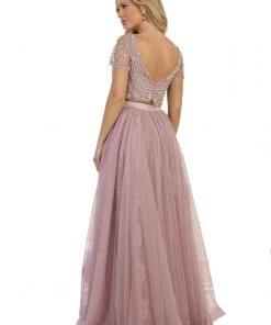 Formal Gowns May Queen - Two Piece Bedazzled Bateau Evening Ballgown 8 Formal Gowns May Queen - Two Piece Bedazzled Bateau Evening Ballgown