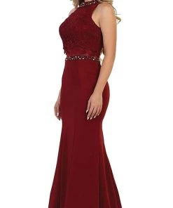 Formal Gowns May Queen - Two Piece Embellished Sheath Evening Dress