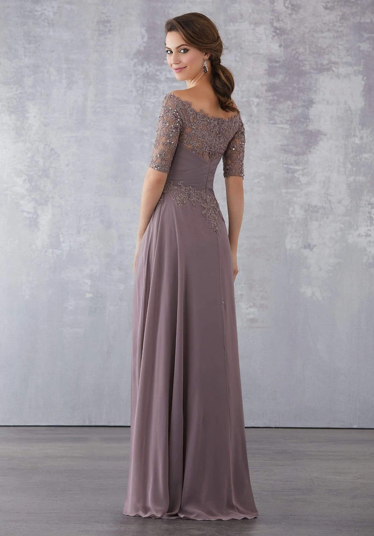 MGNY By Mori Lee - 71706 Embroidered Off-Shoulder A-line Gown 4 MGNY By Mori Lee - 71706 Embroidered Off-Shoulder A-line Gown