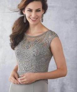 Formal Gowns MGNY By Mori Lee - 71724 Embroidered Scoop Sheath Gown 13 Formal Gowns MGNY By Mori Lee - 71724 Embroidered Scoop Sheath Gown